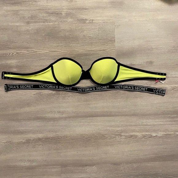 Victoria’s Secret Neon Beach Bandeau Bikini Top 34B - Picture 2 of 11